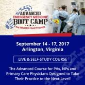 Advanced Emergency Medicine Boot Camp: Arlington, Virginia, USA, 14-17 September 2017